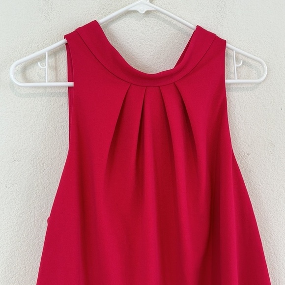 Adrianna Papell Pink Knit Crepe Jumpsuit - Picture 4 of 10